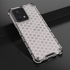 Carcasa Bumper Funda Silicona Transparente 360 Grados AM1 para Realme 9 Pro+ Plus 5G Blanco