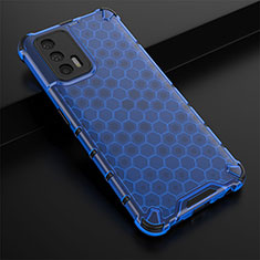 Carcasa Bumper Funda Silicona Transparente 360 Grados AM1 para Realme GT Master 5G Azul