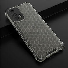 Carcasa Bumper Funda Silicona Transparente 360 Grados AM1 para Realme GT Master 5G Negro