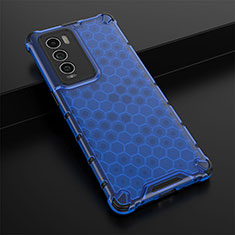 Carcasa Bumper Funda Silicona Transparente 360 Grados AM1 para Realme GT Master Explorer 5G Azul