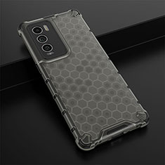 Carcasa Bumper Funda Silicona Transparente 360 Grados AM1 para Realme GT Master Explorer 5G Negro