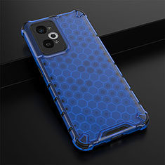 Carcasa Bumper Funda Silicona Transparente 360 Grados AM1 para Realme GT Neo2 5G Azul