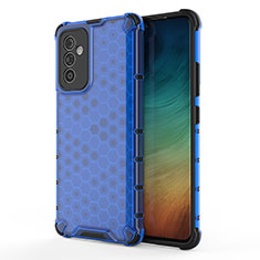 Carcasa Bumper Funda Silicona Transparente 360 Grados AM1 para Samsung Galaxy A24 4G Azul