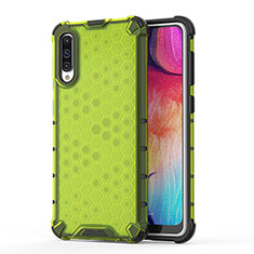 Carcasa Bumper Funda Silicona Transparente 360 Grados AM1 para Samsung Galaxy A50S Verde