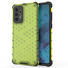 Carcasa Bumper Funda Silicona Transparente 360 Grados AM1 para Samsung Galaxy A73 5G Verde