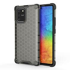 Carcasa Bumper Funda Silicona Transparente 360 Grados AM1 para Samsung Galaxy M80S Negro