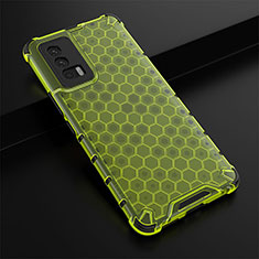 Carcasa Bumper Funda Silicona Transparente 360 Grados AM1 para Vivo iQOO 7 India 5G Verde