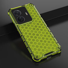 Carcasa Bumper Funda Silicona Transparente 360 Grados AM1 para Vivo iQOO Z6 Pro 5G Verde