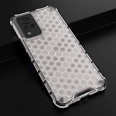 Carcasa Bumper Funda Silicona Transparente 360 Grados AM1 para Vivo V21 5G Blanco