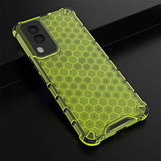 Carcasa Bumper Funda Silicona Transparente 360 Grados AM1 para Vivo V21e 5G Verde