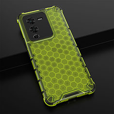 Carcasa Bumper Funda Silicona Transparente 360 Grados AM1 para Vivo V25 Pro 5G Verde