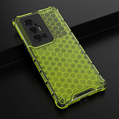 Carcasa Bumper Funda Silicona Transparente 360 Grados AM1 para Vivo X70 Pro+ Plus 5G Verde