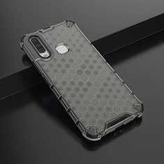 Carcasa Bumper Funda Silicona Transparente 360 Grados AM1 para Vivo Y11 Negro