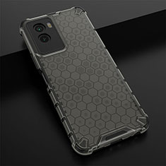 Carcasa Bumper Funda Silicona Transparente 360 Grados AM1 para Vivo Y72t Negro