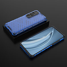 Carcasa Bumper Funda Silicona Transparente 360 Grados AM1 para Xiaomi Mi 10S 5G Azul