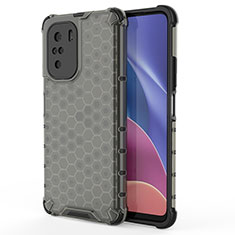 Carcasa Bumper Funda Silicona Transparente 360 Grados AM1 para Xiaomi Mi 11i 5G Negro