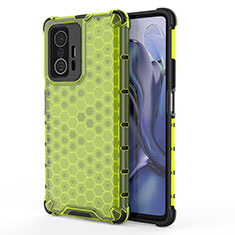 Carcasa Bumper Funda Silicona Transparente 360 Grados AM1 para Xiaomi Mi 11T 5G Verde