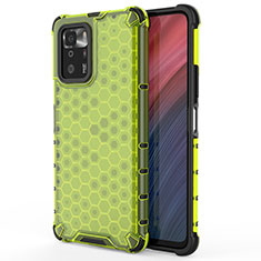 Carcasa Bumper Funda Silicona Transparente 360 Grados AM1 para Xiaomi Poco X3 GT 5G Verde