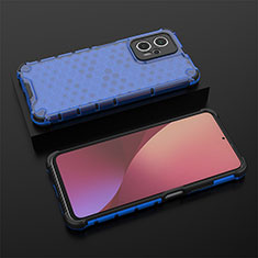Carcasa Bumper Funda Silicona Transparente 360 Grados AM1 para Xiaomi Poco X4 GT 5G Azul