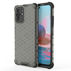 Carcasa Bumper Funda Silicona Transparente 360 Grados AM1 para Xiaomi Redmi Note 11 SE India 4G Negro