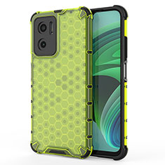 Carcasa Bumper Funda Silicona Transparente 360 Grados AM1 para Xiaomi Redmi Note 11E 5G Verde