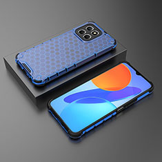 Carcasa Bumper Funda Silicona Transparente 360 Grados AM2 para Huawei Honor 70 Lite 5G Azul