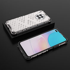 Carcasa Bumper Funda Silicona Transparente 360 Grados AM2 para Huawei Nova 8i Blanco