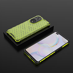 Carcasa Bumper Funda Silicona Transparente 360 Grados AM2 para Huawei Nova 9 Pro Verde