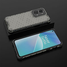 Carcasa Bumper Funda Silicona Transparente 360 Grados AM2 para OnePlus Nord 2T 5G Negro