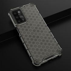 Carcasa Bumper Funda Silicona Transparente 360 Grados AM2 para Oppo A56 5G Negro