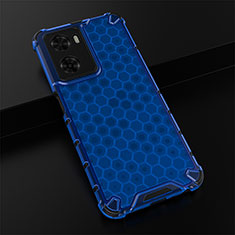 Carcasa Bumper Funda Silicona Transparente 360 Grados AM2 para Oppo A57 4G Azul