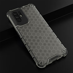 Carcasa Bumper Funda Silicona Transparente 360 Grados AM2 para Oppo F19 Pro+ Plus 5G Negro