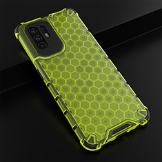 Carcasa Bumper Funda Silicona Transparente 360 Grados AM2 para Oppo F19 Pro+ Plus 5G Verde