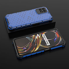 Carcasa Bumper Funda Silicona Transparente 360 Grados AM2 para Realme Narzo 50 4G Azul