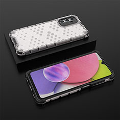 Carcasa Bumper Funda Silicona Transparente 360 Grados AM2 para Samsung Galaxy A13 5G Blanco