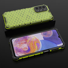 Carcasa Bumper Funda Silicona Transparente 360 Grados AM2 para Samsung Galaxy A23 4G Verde