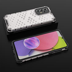 Carcasa Bumper Funda Silicona Transparente 360 Grados AM2 para Samsung Galaxy A33 5G Blanco