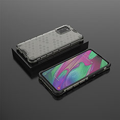 Carcasa Bumper Funda Silicona Transparente 360 Grados AM2 para Samsung Galaxy A41 Negro