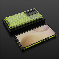 Carcasa Bumper Funda Silicona Transparente 360 Grados AM2 para Vivo X70 Pro+ Plus 5G Verde