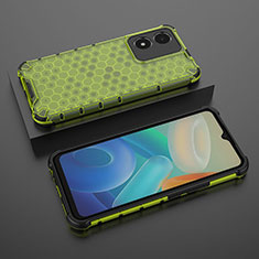 Carcasa Bumper Funda Silicona Transparente 360 Grados AM2 para Vivo Y02S Verde