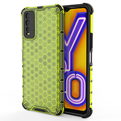 Carcasa Bumper Funda Silicona Transparente 360 Grados AM2 para Vivo Y12s (2021) Verde