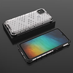 Carcasa Bumper Funda Silicona Transparente 360 Grados AM2 para Xiaomi POCO C3 Blanco
