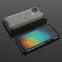 Carcasa Bumper Funda Silicona Transparente 360 Grados AM2 para Xiaomi POCO C3 Negro