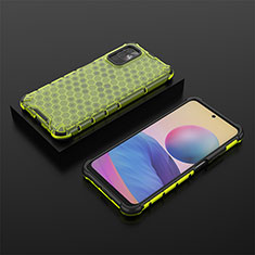 Carcasa Bumper Funda Silicona Transparente 360 Grados AM2 para Xiaomi POCO M3 Pro 5G Verde