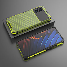 Carcasa Bumper Funda Silicona Transparente 360 Grados AM2 para Xiaomi Poco M5 4G Verde