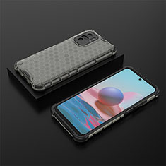 Carcasa Bumper Funda Silicona Transparente 360 Grados AM2 para Xiaomi Poco M5S Negro