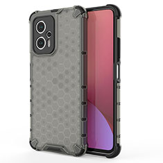 Carcasa Bumper Funda Silicona Transparente 360 Grados AM2 para Xiaomi Poco X4 GT 5G Negro