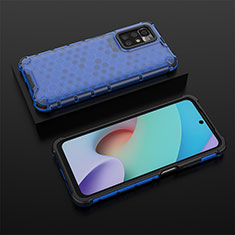 Carcasa Bumper Funda Silicona Transparente 360 Grados AM2 para Xiaomi Redmi 10 (2022) Azul