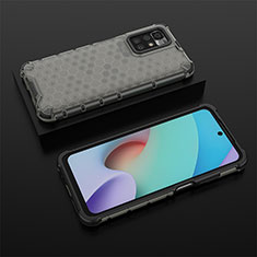 Carcasa Bumper Funda Silicona Transparente 360 Grados AM2 para Xiaomi Redmi 10 (2022) Negro