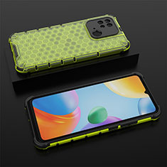 Carcasa Bumper Funda Silicona Transparente 360 Grados AM2 para Xiaomi Redmi 10 Power Verde